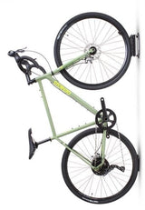 M Part Wall Mounted Vertical Bike Holder Space Saving Storage Hanger - Black