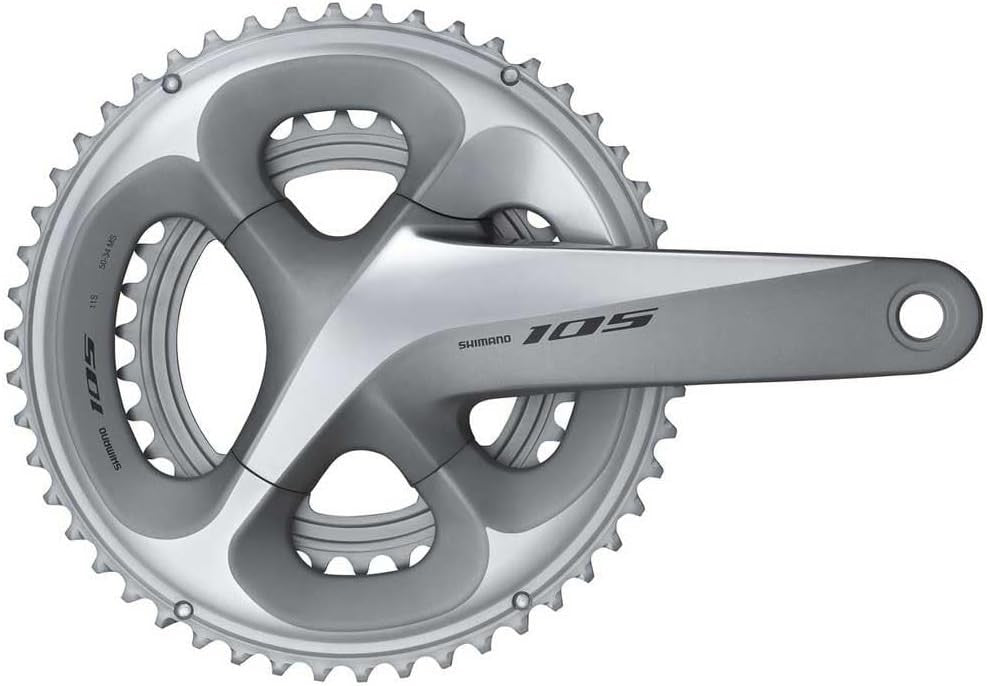 Shimano Crankset 105 FC-R7000 11s 53/39T 172.5mm Front Chainwheel - Silver