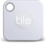 Tile Mate RE-19001 60m Bluetooth Key/Item Finder Tracker - 1 Pack - White