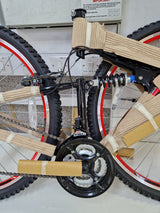 Boss Venom Dual Suspension Mountain Bike 26" Wheels - 18" Frame - Black/Red
