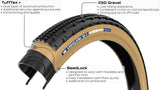 Panaracer TLR GravelKing SK Plus TLR Gravel Bike Tyre 700c x 35mm - Black