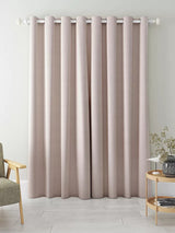John Lewis Textured Thermal Lined Eyelet Curtains Rose Pink W167xDrop 274cm - Kazoop 
