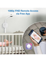 VTech RM7787HD 7 inch Over-The-Cot Wi-Fi Baby Monitor - Rechargeable Battery