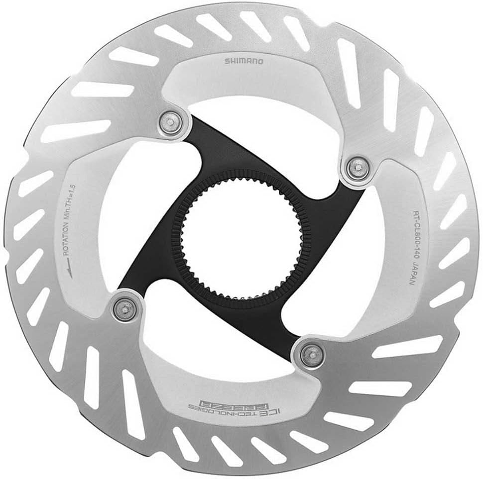 Shimano RT-CL800 Ice Tech FREEZA Centre Lock Disc Rotor 180mm - Silver/Black