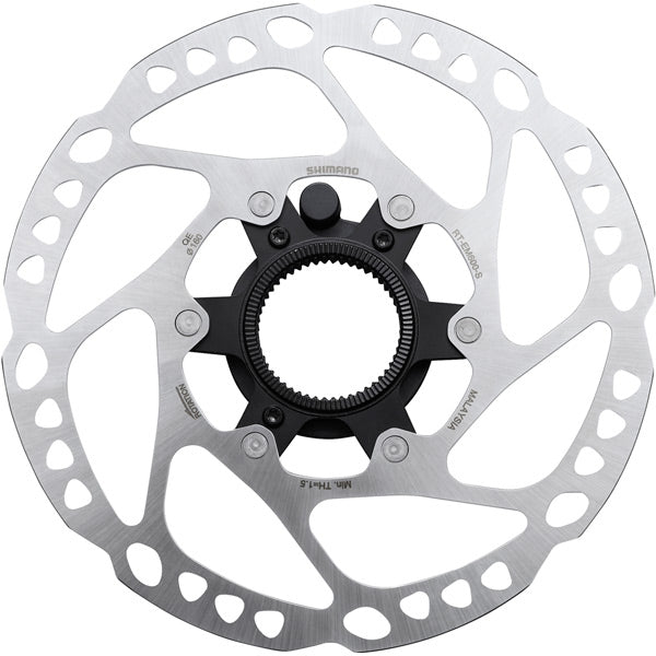 Shimano STEPS RT-EM600 Stainless Steel Centre Lock Rotor 160mm Silver/Black