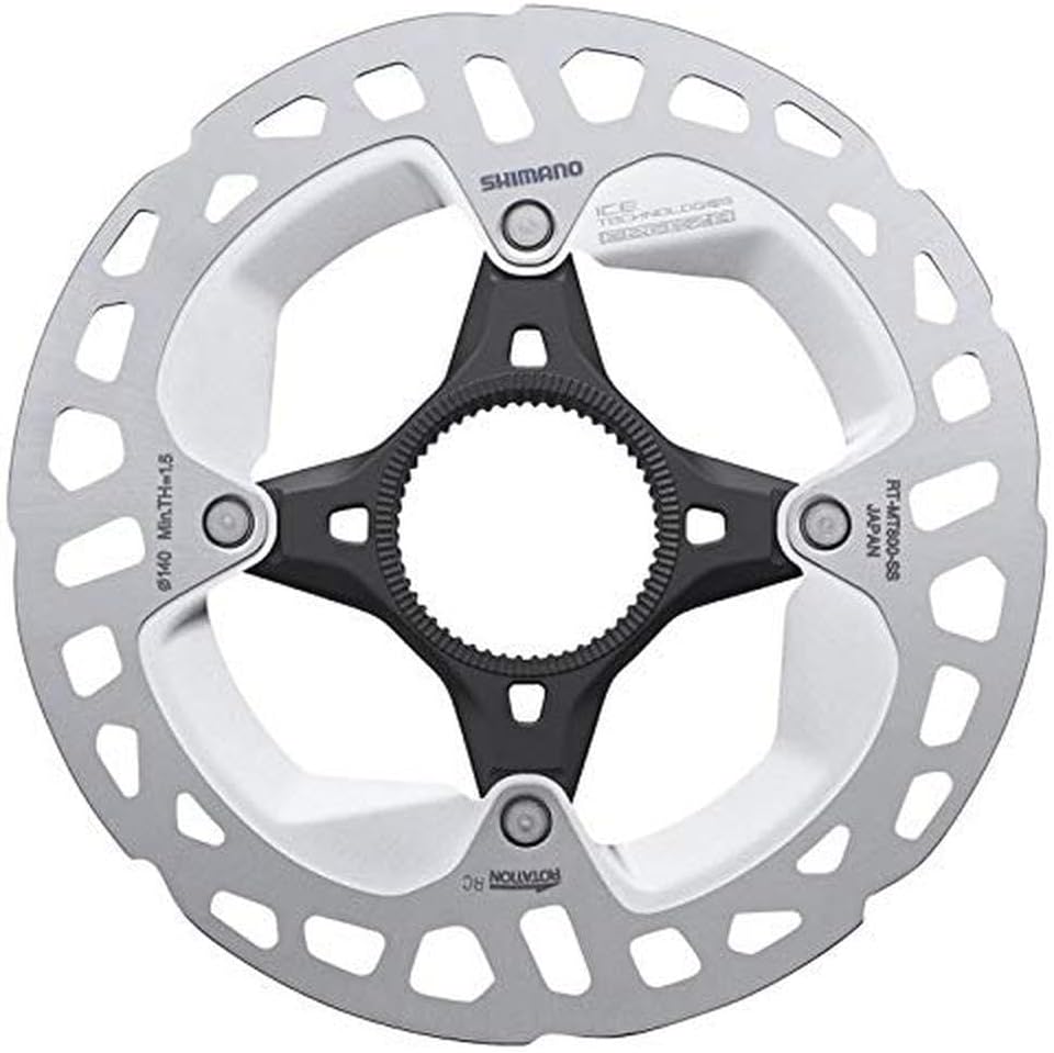 Shimano RT-MT800 140mm Centre Lock Ice Tech Freeza Disc Brake Rotor - Silver