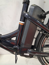 Raleigh Stow-E-Way Folding Compact 7-Speed 20" Wheel Alloy E--Bike - Dark Blue