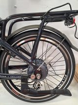 Raleigh Stow-E-Way Folding Compact 7-Speed 20" Wheel Alloy E--Bike - Dark Blue