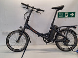 Raleigh Stow-E-Way Folding Compact 7~Speed 20" Wheel Alloy E--Bike Dark Blue