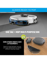 Shark Matrix Plus 2-in-1 Cordless Robot Vacuum Cleaner Mop - White/Silver