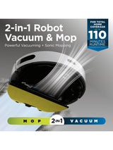 Shark Matrix Plus 2-in-1 Cordless Robot Vacuum Cleaner Mop - White/Silver