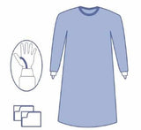 Medline OPS Essential Disposable Surgical Gowns 36 Pack - L 120cm - Blue