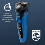 Philips Series 5000 S5466 Rechargeable Rotary Electric Shaver Wet Dry - Blue