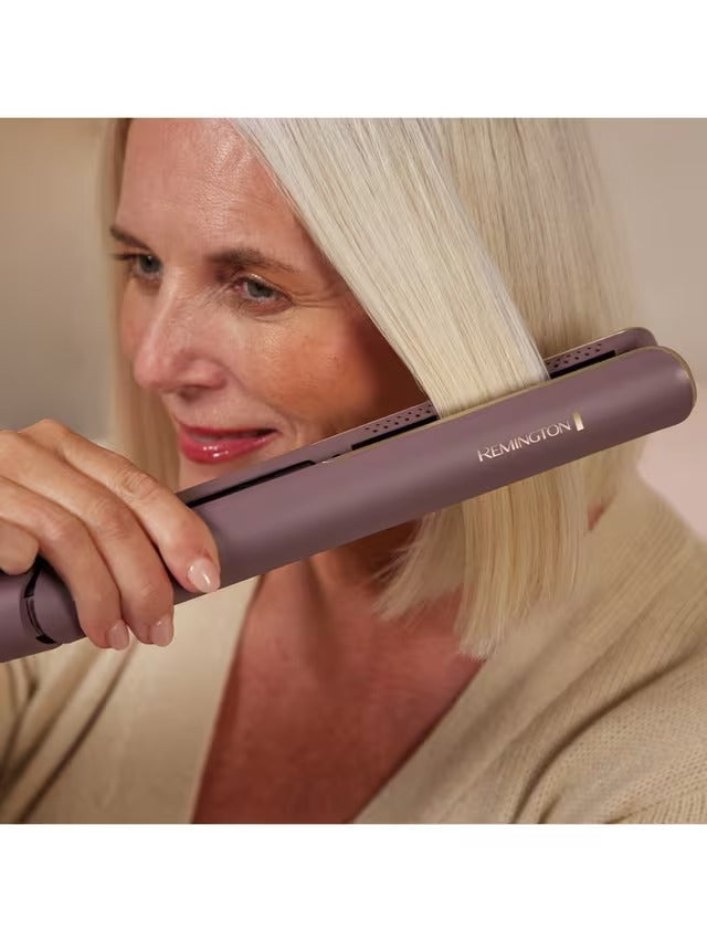 Remington S8930 AIRvive Ceramic-Coated Corded Slim Hair Straighteners Mauve