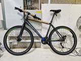 Carrera Subway 2 Men's 9-Speed Hydraulic Brakes Hybrid Bike Black Large 20''
