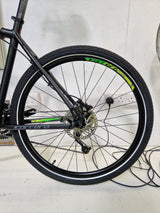 Carrera Subway 2 Men's 9-Speed Hydraulic Brakes Hybrid Bike Black Large 20''