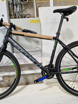 Carrera Subway 2 Men's 9-Speed Hydraulic Brakes Hybrid Bike Black Large 20''