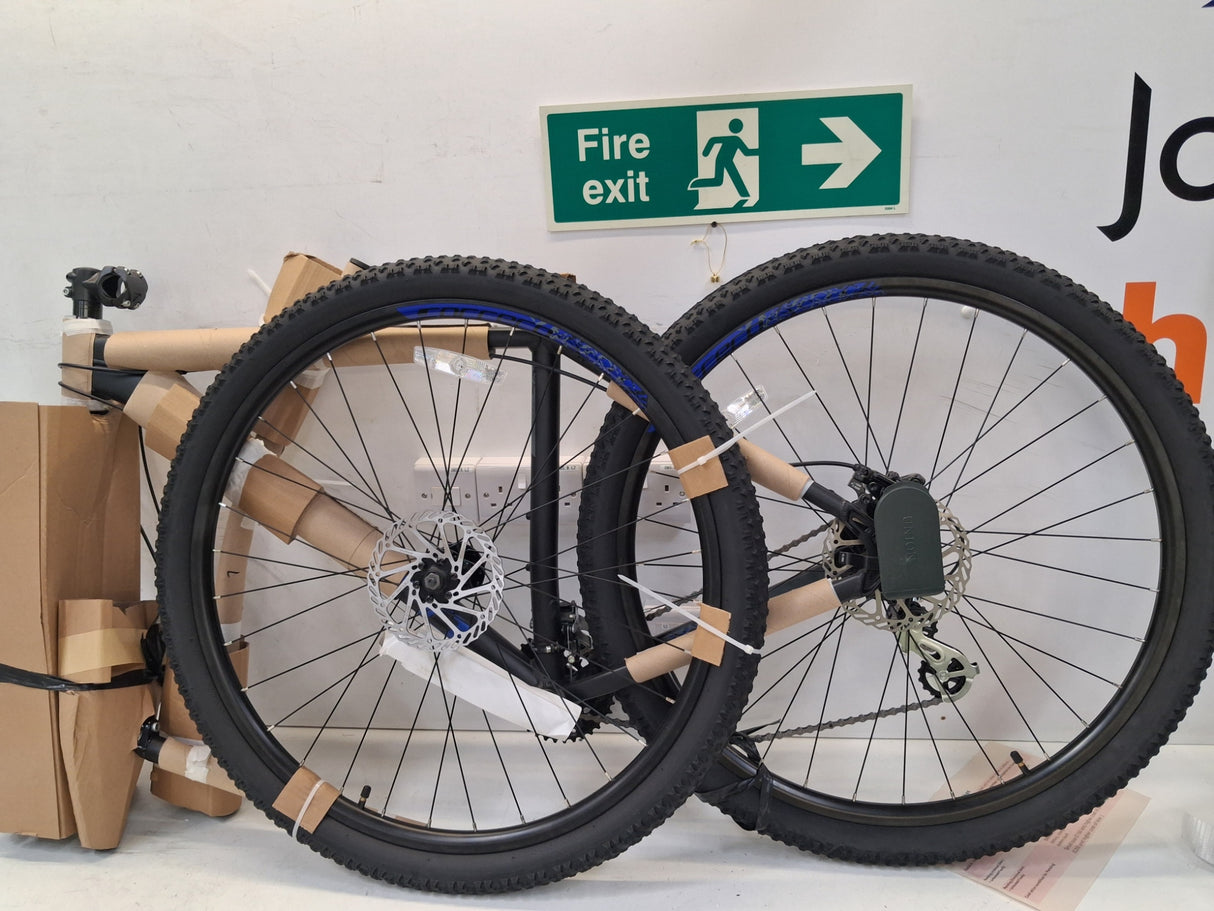 Carrera Hellcat Mens 16 Speed Disc Brakes Mountain Bike - Black 20in Large