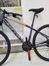 Carrera Crossfire 2 Men's 8-Speed 700c Wheel Hybrid Bike - Black Small 17''
