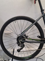 Carrera Endeavour Mens 18 Speed Disc Brake Hybrid Bike - Grey - Large 19"