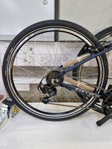 Carrera Axle V-Brake 27.5"-Wheels Unisex Hybrid Bike - 18in Medium - Navy