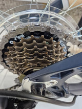 Carrera Axle V-Brake 27.5"-Wheels Unisex Hybrid Bike - 18in Medium - Navy