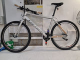 Carrera Parva Men's 14-Speed 27.5" Wheels Alloy Hybrid Bike - Large - Silver