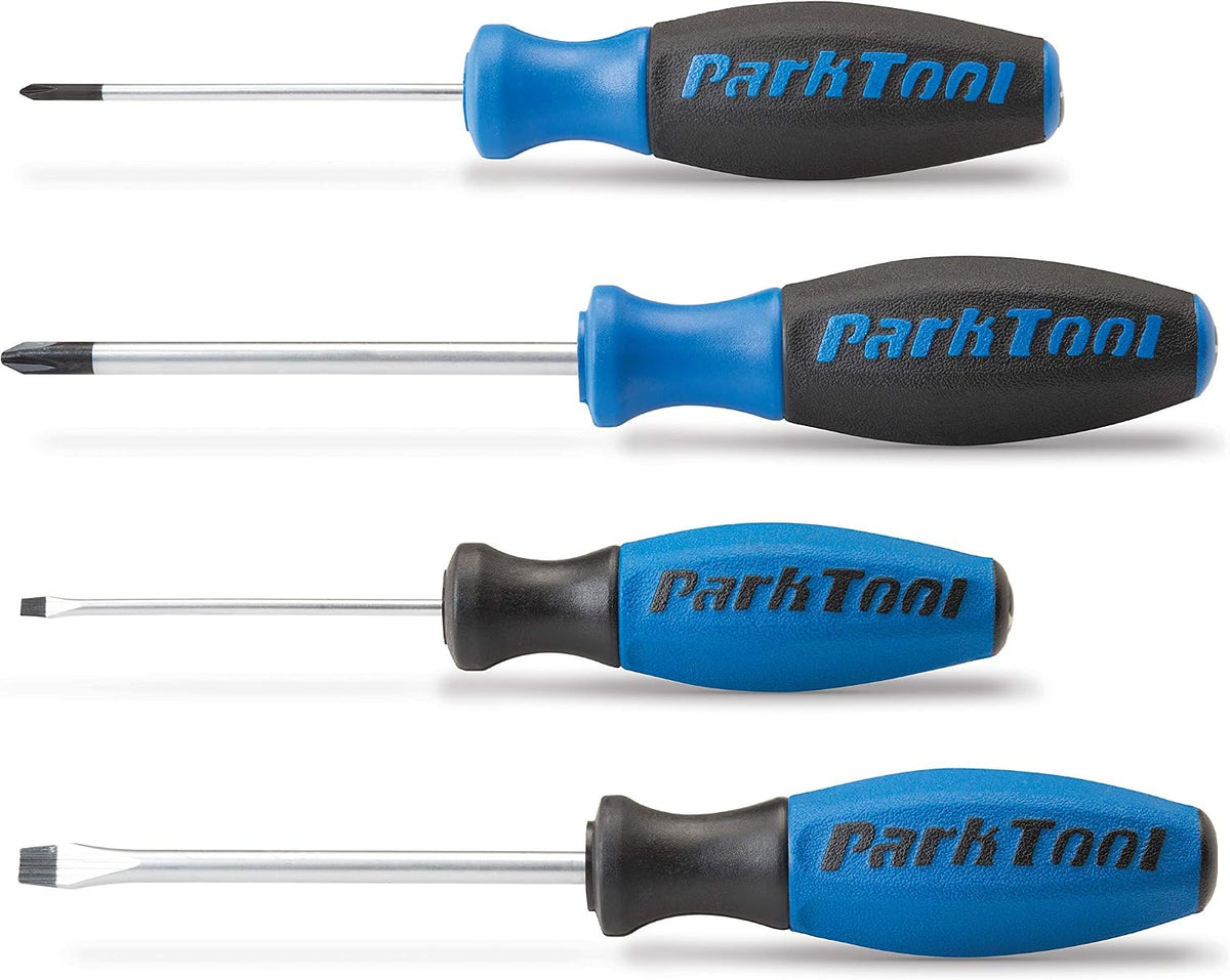 Park Tool SD-SET 4 Piece Shop Screwdriver Tool Set SD-0/2/3/6 - Blue/Black