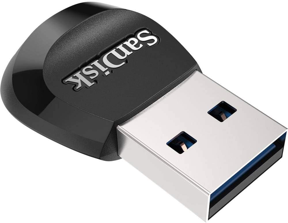 SanDisk MobileMate USB 3.0 UHS-I microSD Card Reader SDDR-B531 Fast - Black