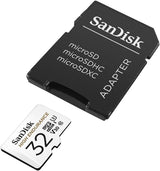 SanDisk High Endurance 32GB microSDHC Card U3 V30 Dash Cam CCTV Card White