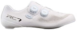 Shimano SH-RC703 Men's Dual BOA Carbon Wide Road Cycling Shoes EU47 - White