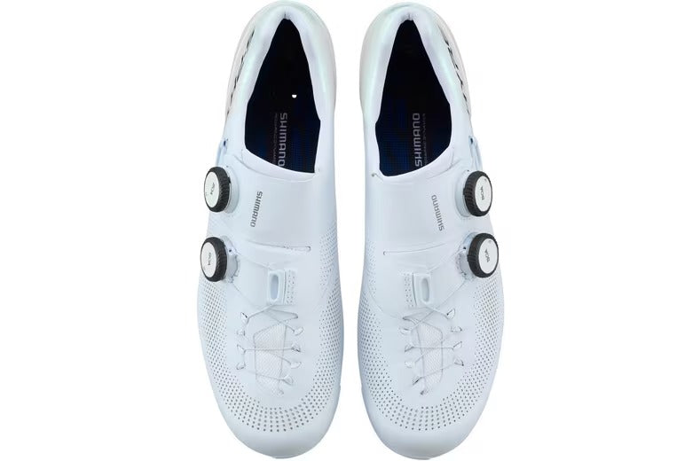 Shimano S-Phyre RC9 (RC903) SPD-SL BOA Wide Fit Men's Road Shoes White EU 44