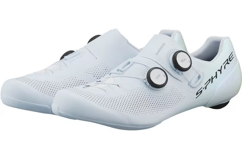 Shimano S-Phyre RC9 (RC903) SPD-SL BOA Wide Fit Men's Road Shoes White EU 44