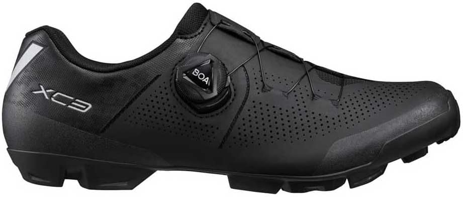 Shimano XC302 Women's BOA SPD Rubber Sole MTB Cycling Shoes EU 42 - Black