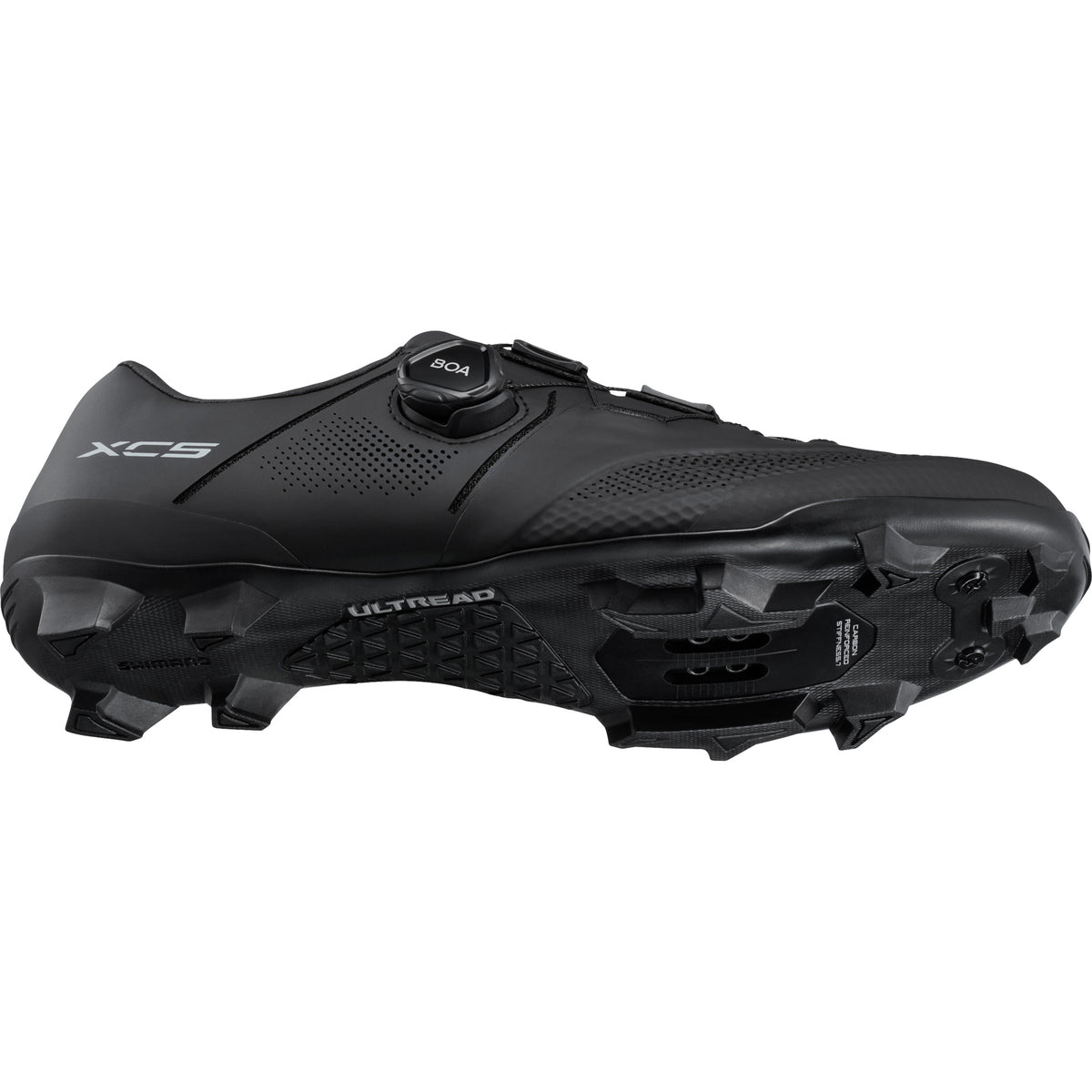 Shimano SH-XC503 Men's BOA L6C SPD Wide Fit MTB Cycling Shoes - EU45 - Black