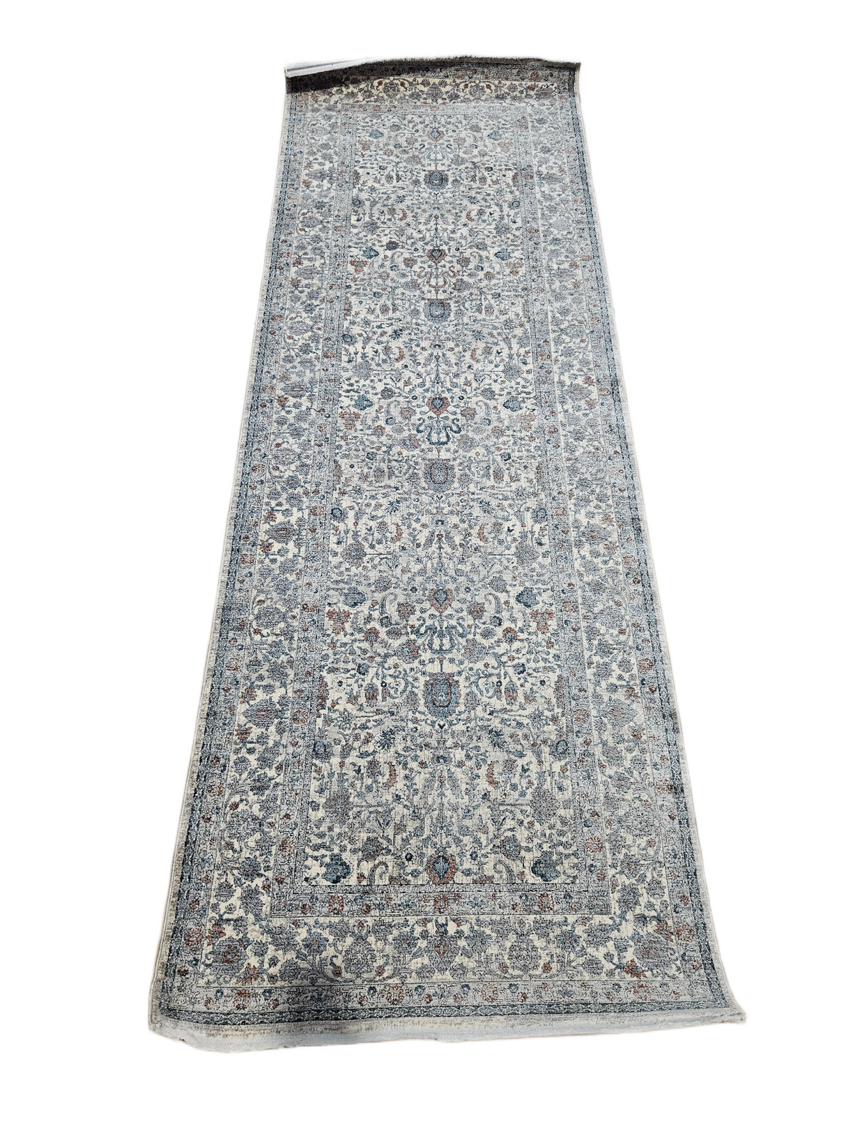 Gooch Luxury Heritage Shah Abbas Runner L240 x W80cm - Wite/Multi Grey
