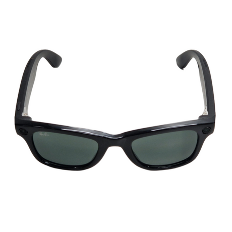 Meta Ray-Ban Meta Wayfarer Gen 2 Smart Glasses - G15 Green Lens/Shiny Black