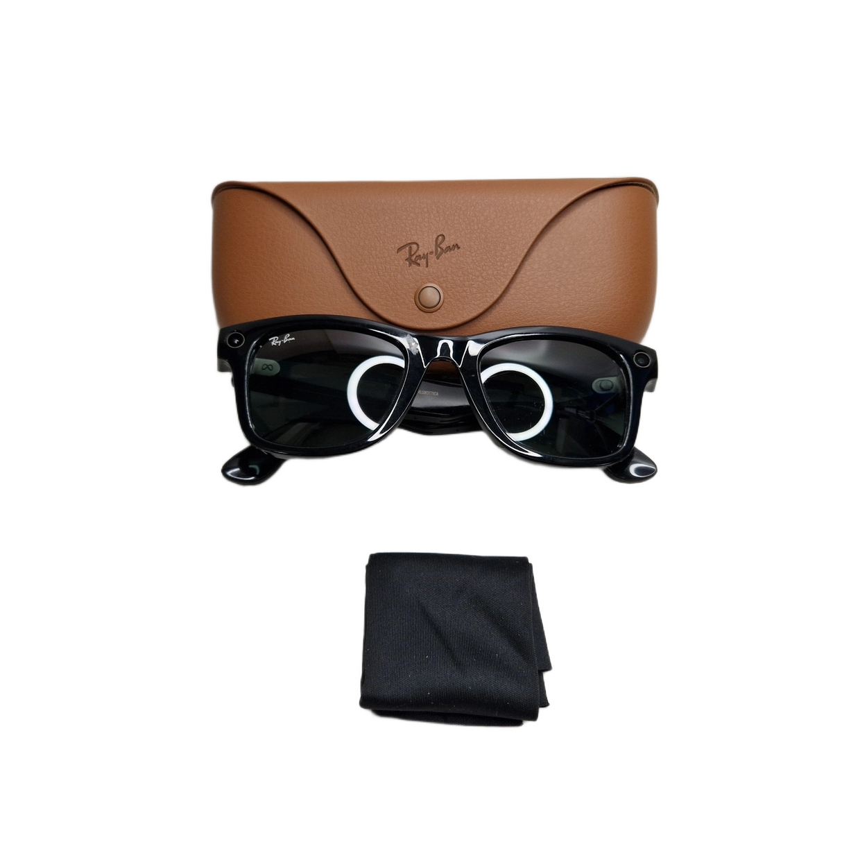 Meta Ray-Ban Meta Wayfarer Gen 2 Smart Glasses - G15 Green Lens/Shiny Black