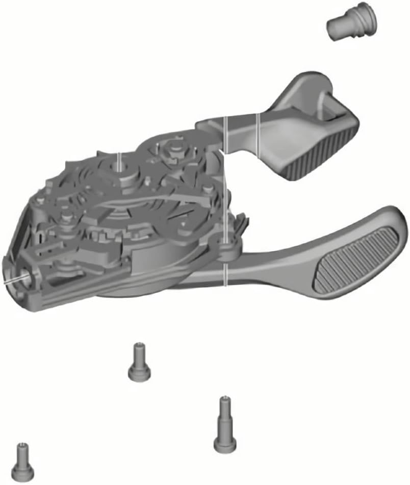 Shimano Deore XT SL-M8100 12-Speed Y0GT98010 Right Shift Lever Unit - Silver