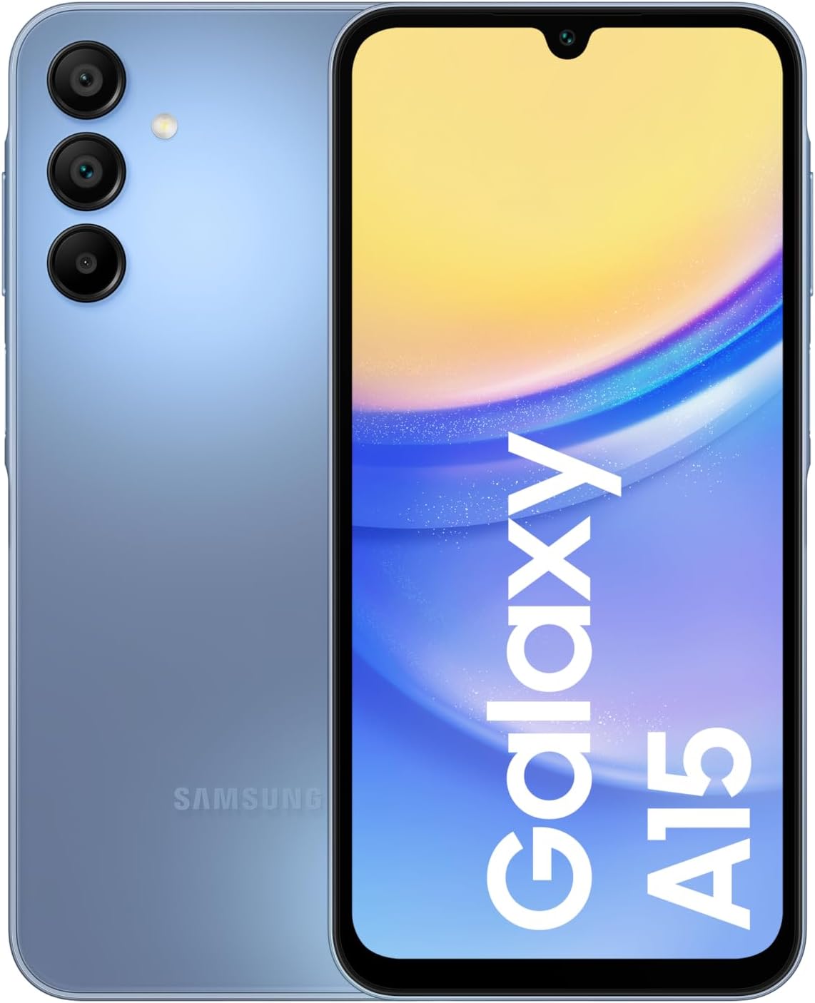 Samsung Galaxy A15 2023 4G 128GB 4GB RAM Dual-SIM Unlocked Smartphone - Blue