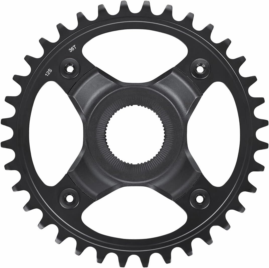 Shimano STEPS SM-CRE70-12-B 36T 12-Speed Electric E-Bike Chainring - Black