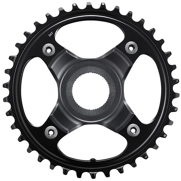 Shimano STEPS SM-CRE80-B 34T 55 mm Chainline 11-Speed Chainring - Black