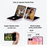 Samsung Galaxy Z Flip8 256GB 12GB RAM 5G AI Unlocked Folding Smartphone Pink