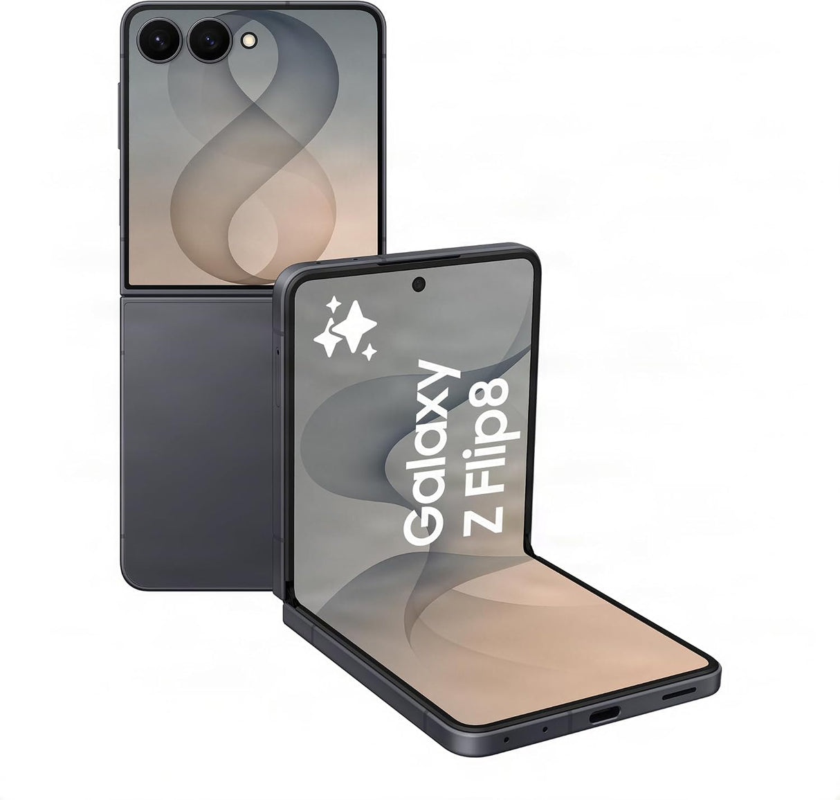 Samsung Galaxy Z Flip8 5G 256GB 12GB Dual SIM Graphite Foldable Smartphone