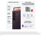 Samsung Galaxy Z Fold8 Ultra 5G 256GB 12GB Foldable Smartphone Violet Shadow