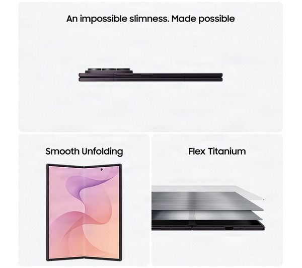 Samsung Galaxy Z Fold8 Ultra 5G 256GB 12GB Foldable Smartphone Violet Shadow