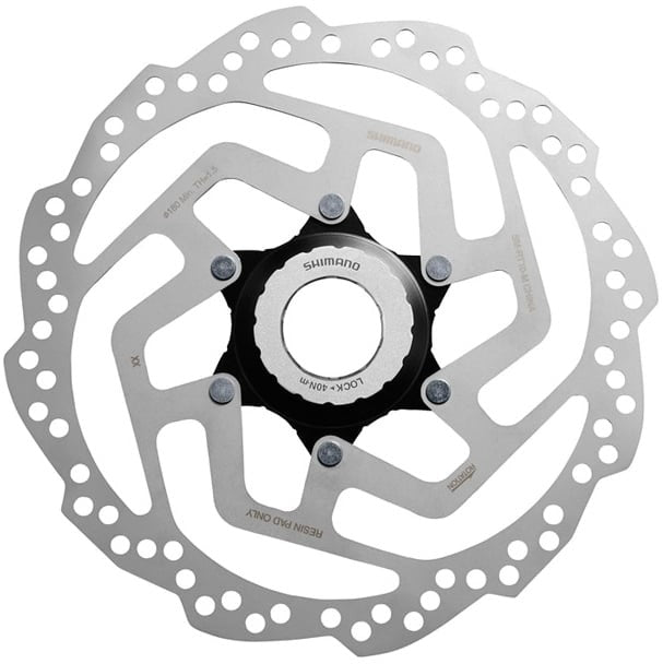 Shimano Spares Tourney SM-RT10 180mm Centre-Lock Brake Disc Rotor - Silver