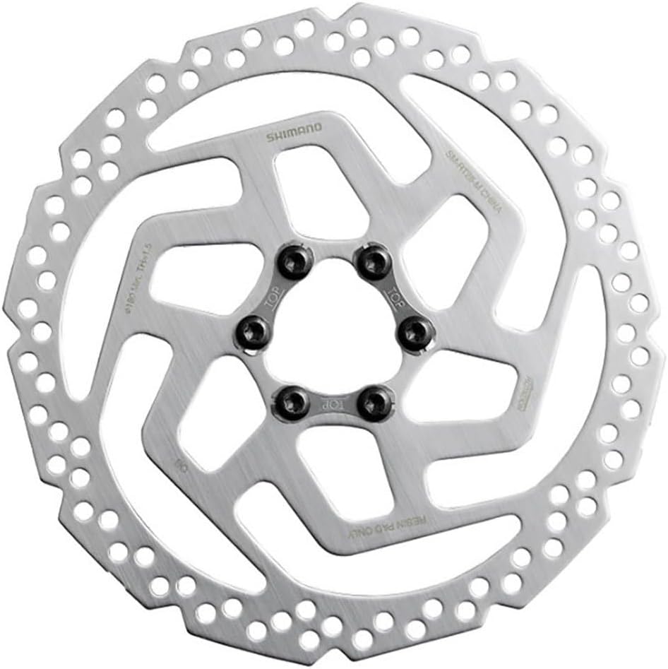 Shimano SM-RT26-M 180mm 6 Bolt Resin Pad MTB Bike Disc Brake Rotor - Silver
