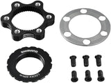Shimano SM-RTAD05 Centre Lock to 6-Bolt Disc Brake Adapter - Silver/Black
