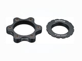 Shimano SM-RTAD05 Centre Lock to 6-Bolt Disc Brake Adapter - Silver/Black